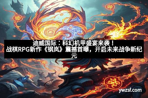 迪威国际：科幻机甲盛宴来袭！战棋RPG新作《钢岚》震撼首曝，开启未来战争新纪元